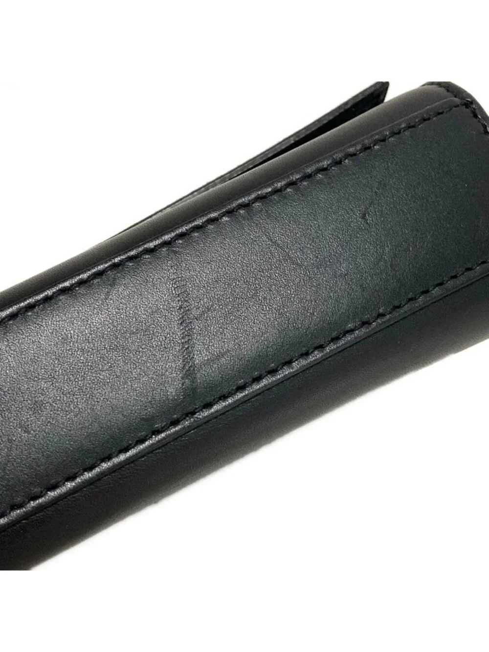 Saint Laurent Paris Shoulder Bag Kate Medium Black Brown Chain Leather
